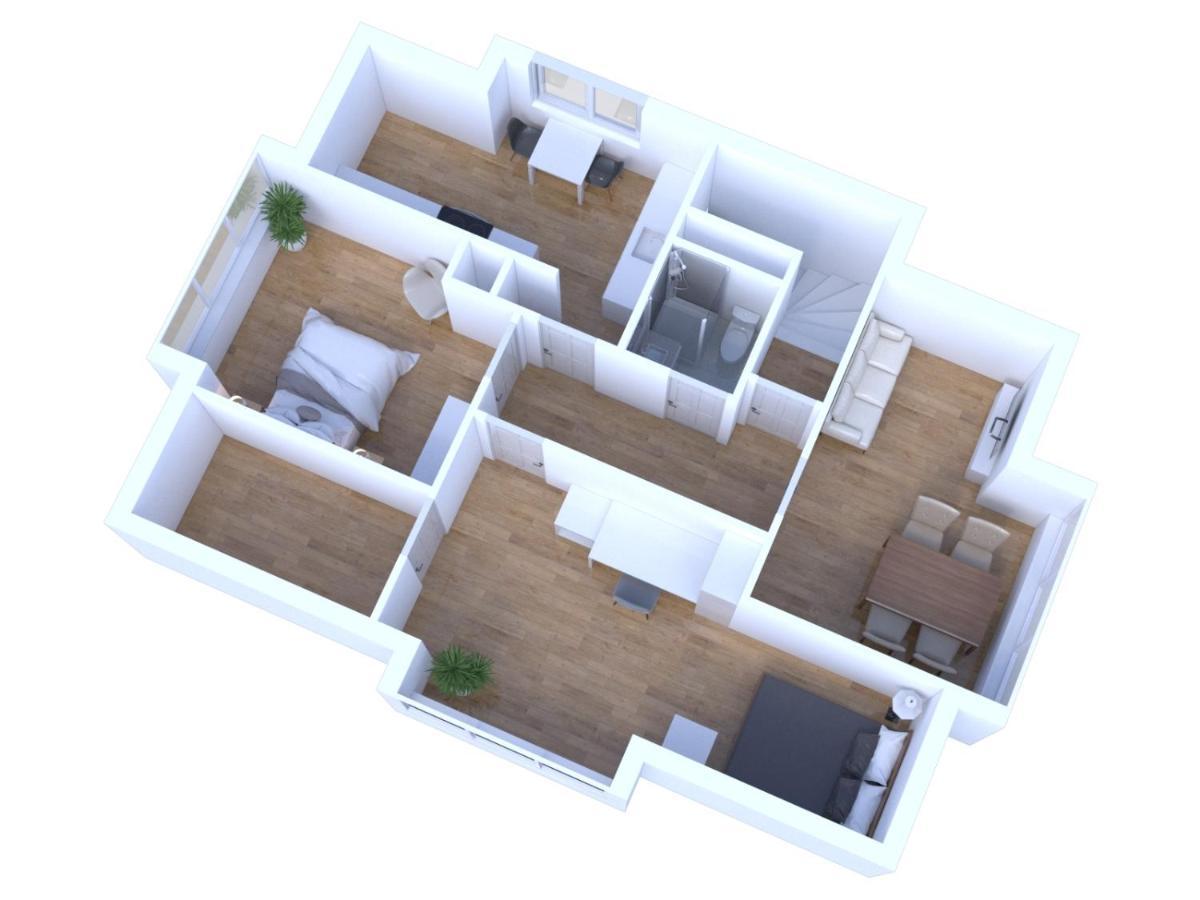 Schoenes City-Apartment Mit 2 Schlafzimmer, Parkplatz, Ruhig Und Hell, D46-Dg Όλντεμπουργκ Εξωτερικό φωτογραφία