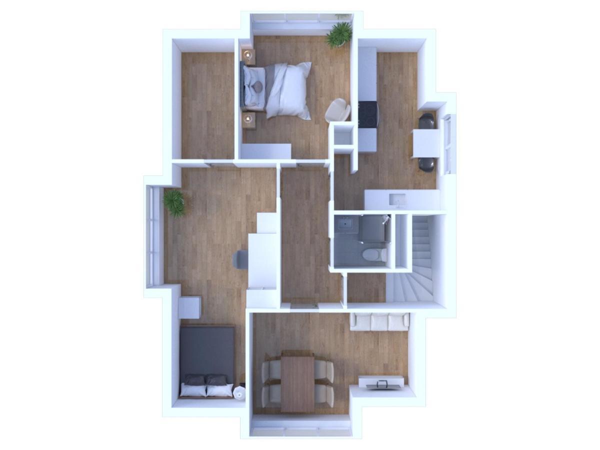 Schoenes City-Apartment Mit 2 Schlafzimmer, Parkplatz, Ruhig Und Hell, D46-Dg Όλντεμπουργκ Εξωτερικό φωτογραφία